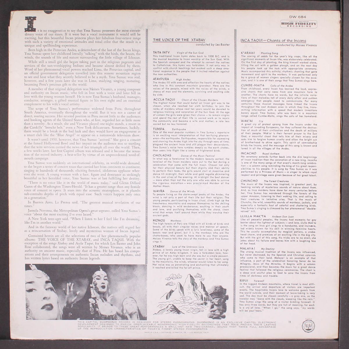 voice of the xtabay by YMA SUMAC