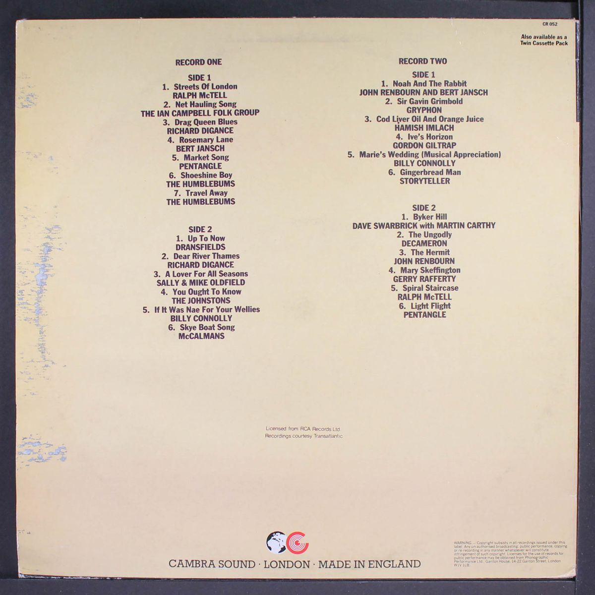 the best of british folk by VARIOUS