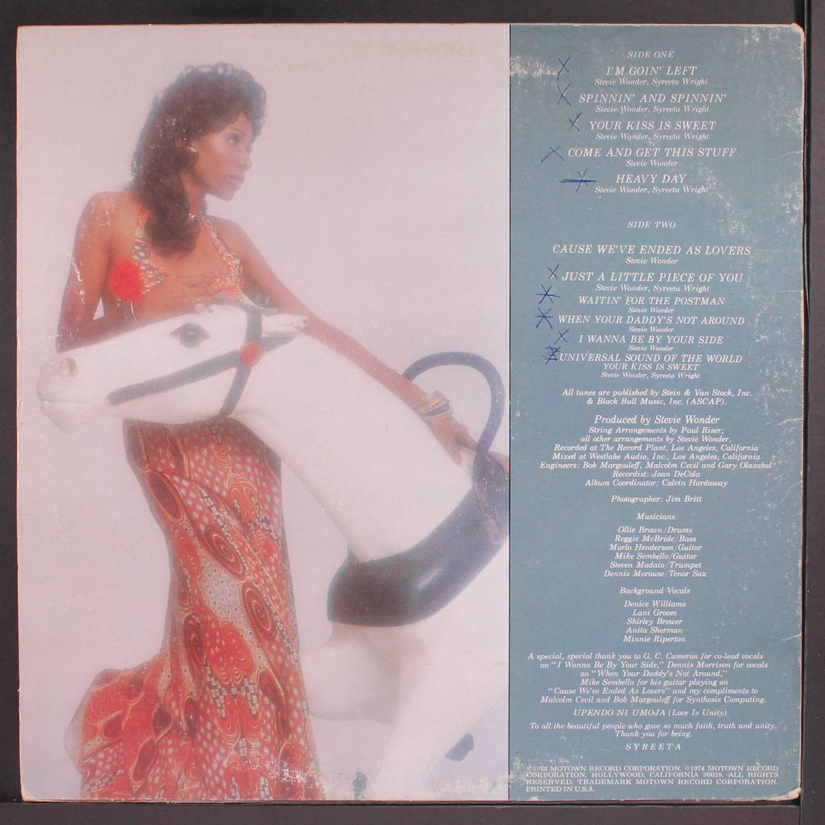 stevie wonder presents by SYREETA