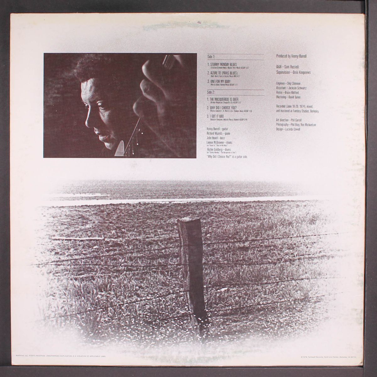 stormy monday by KENNY BURRELL
