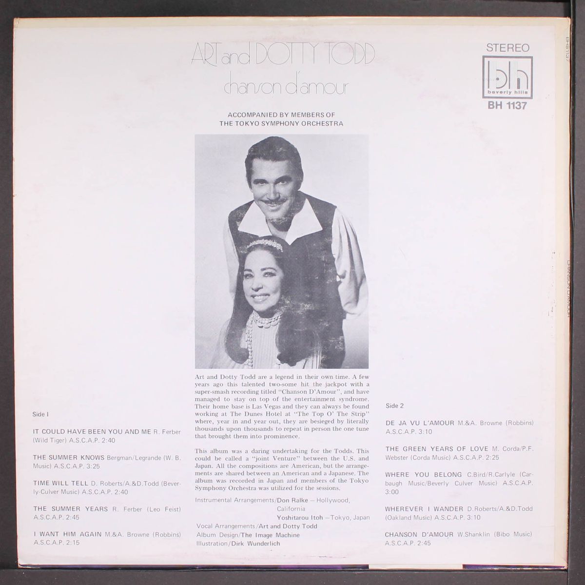 chanson d'amour by ART & DOTTY TODD