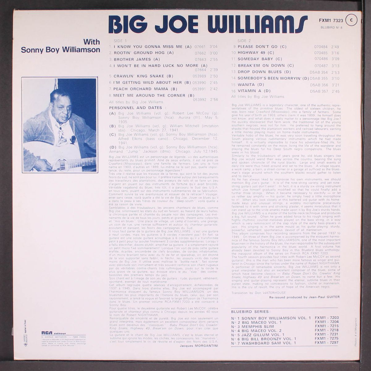 bluebird no. 8 by BIG JOE WILLIAMS
