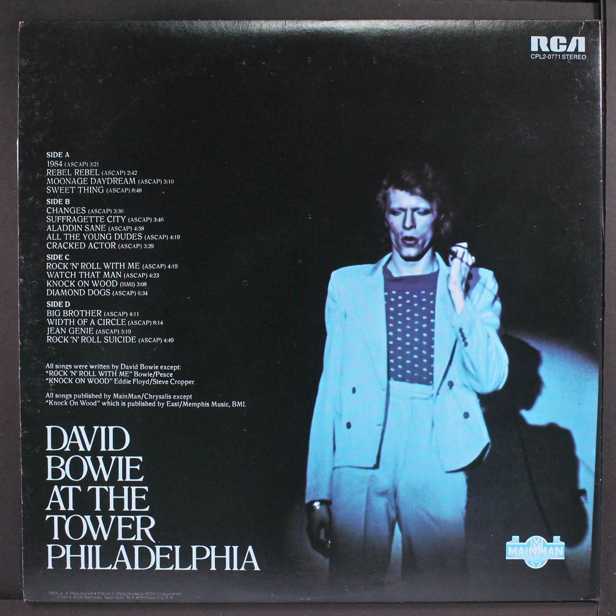 david live by DAVID BOWIE