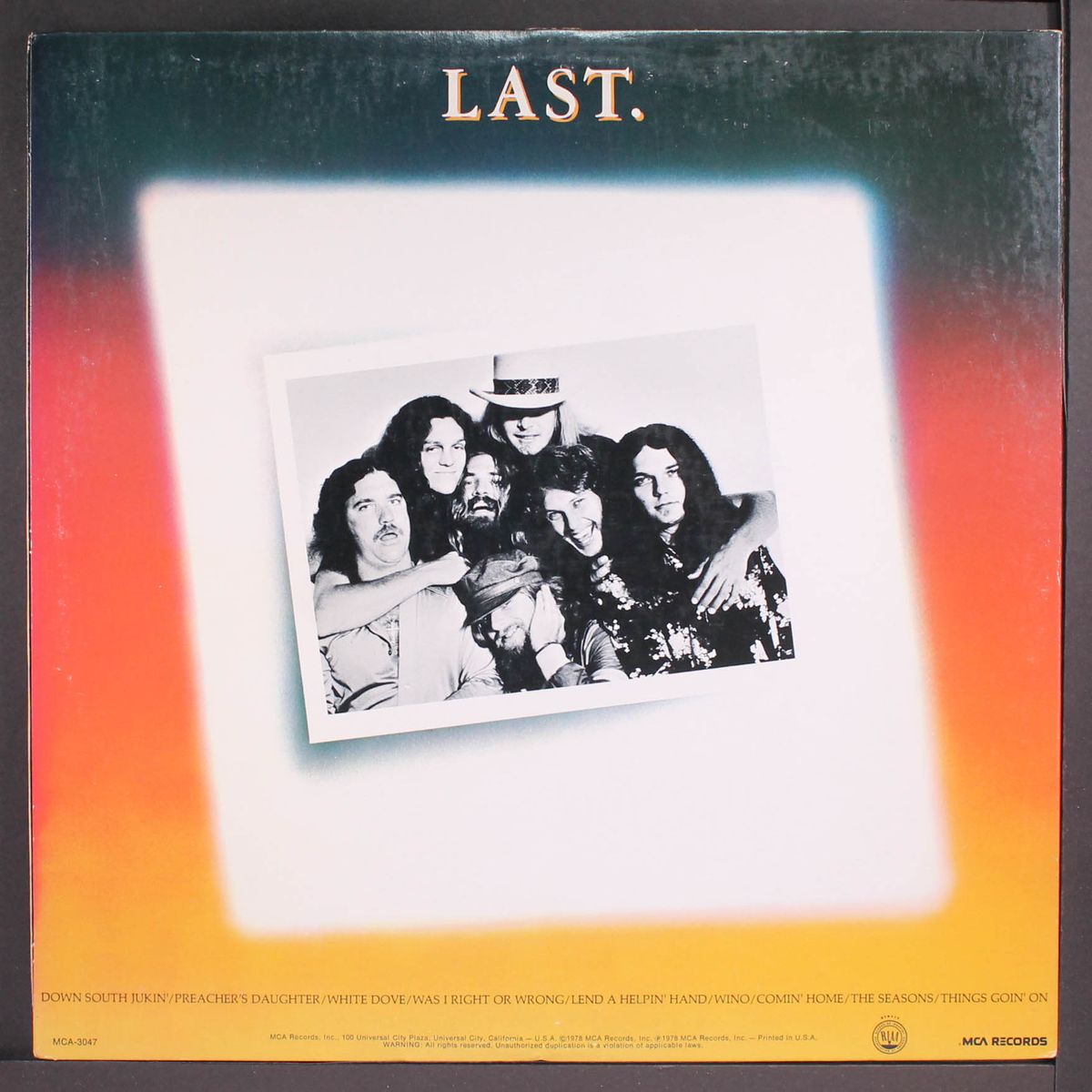 first and last by LYNYRD SKYNYRD