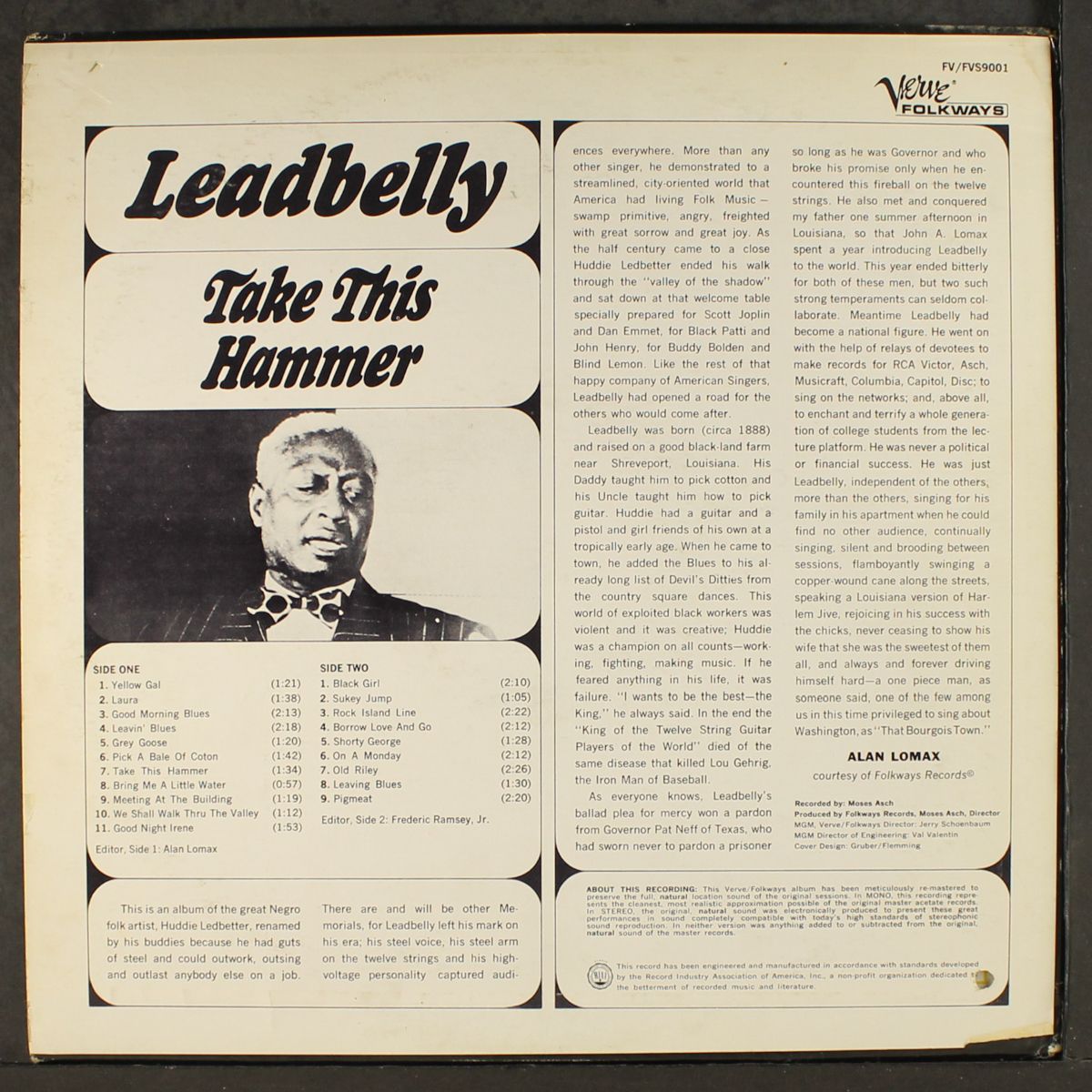 take this hammer by LEADBELLY