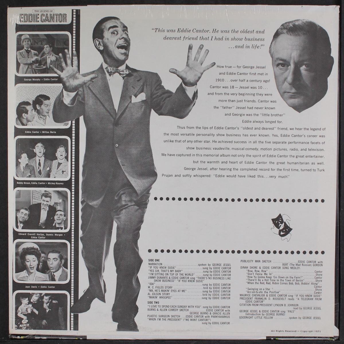 the legend of by EDDIE CANTOR