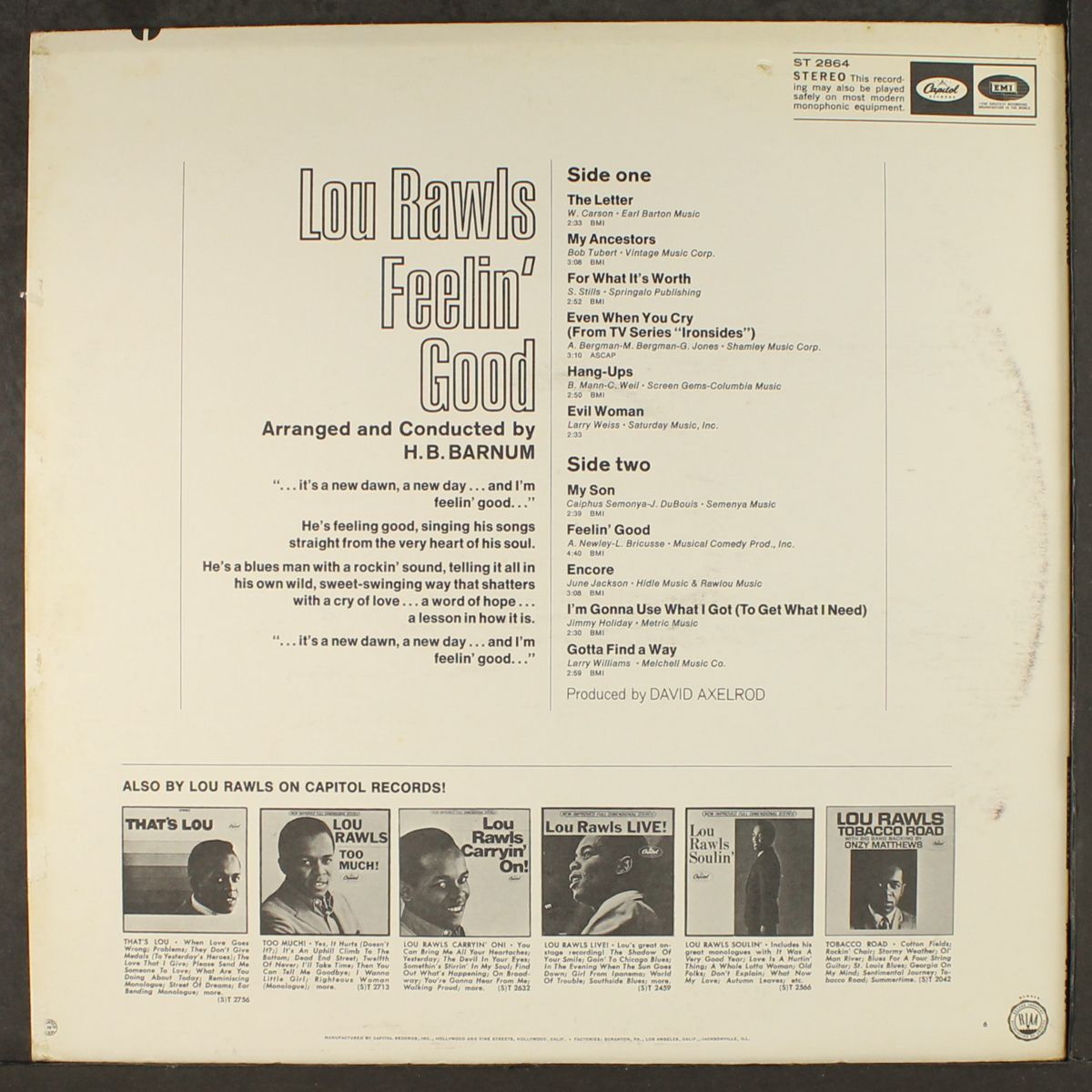 feelin' good by LOU RAWLS