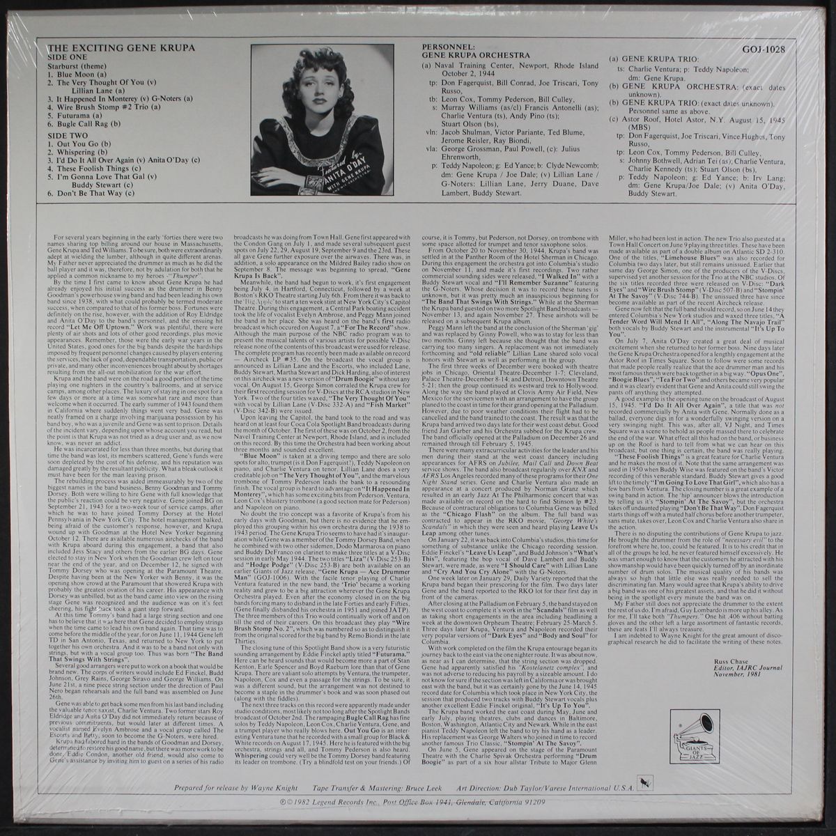 the exciting by GENE KRUPA