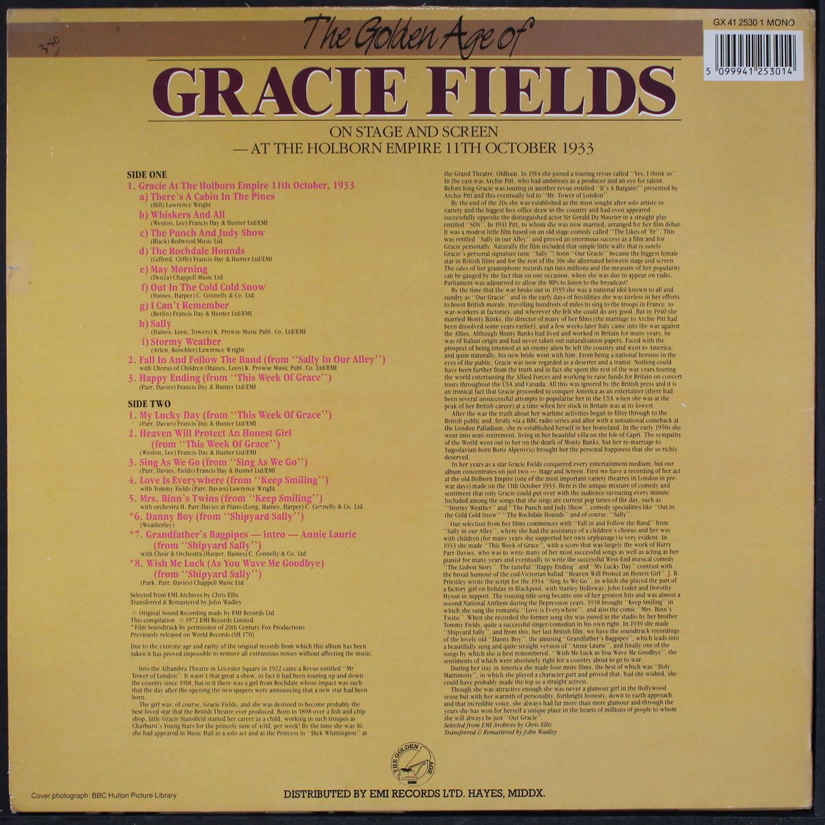 the golden age of by GRACIE FIELDS