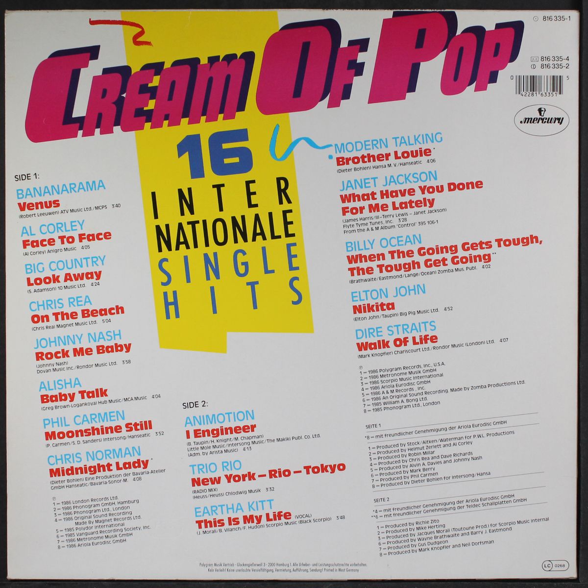 cream of pop by VARIOUS