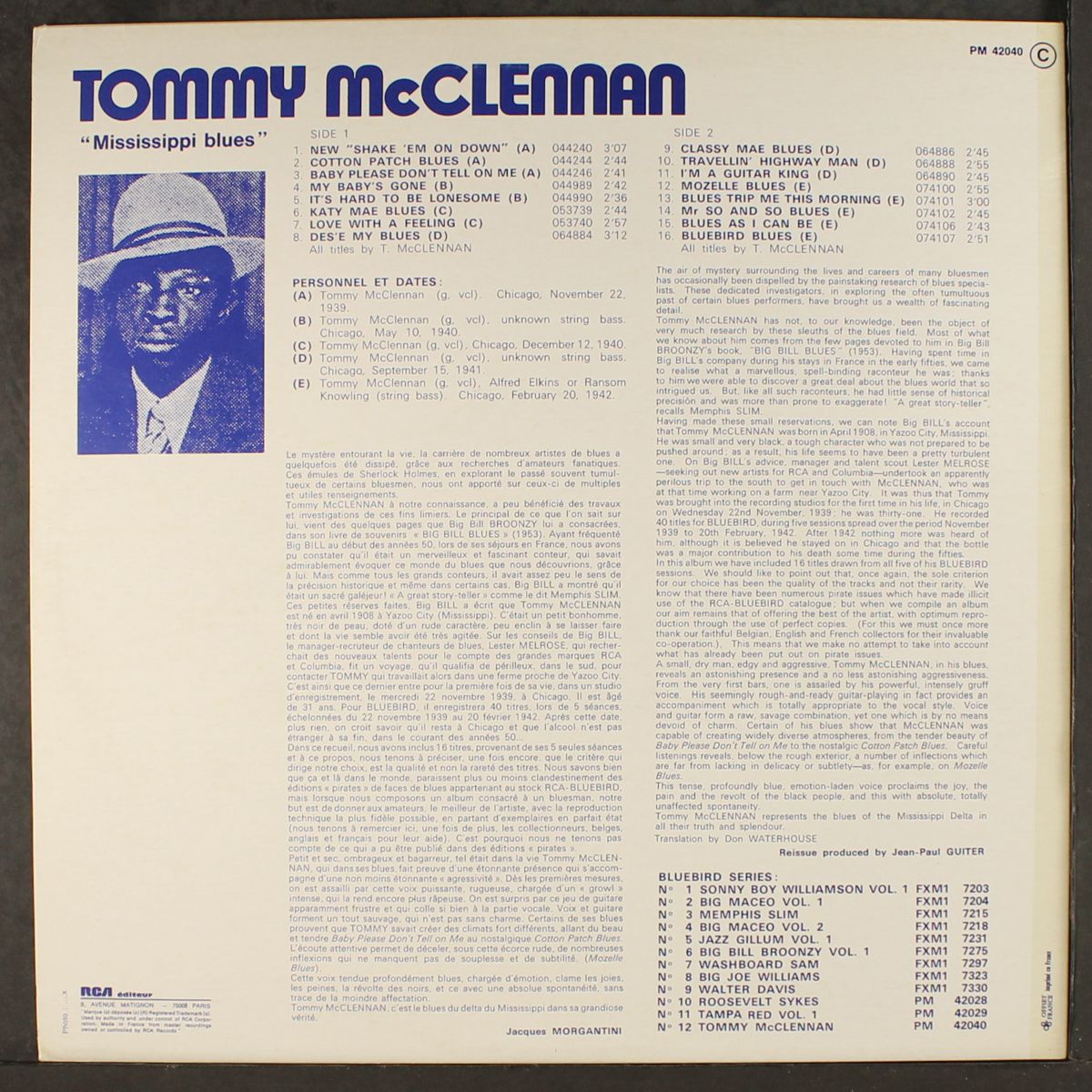 mississippi blues by TOMMY MCCLENNAN