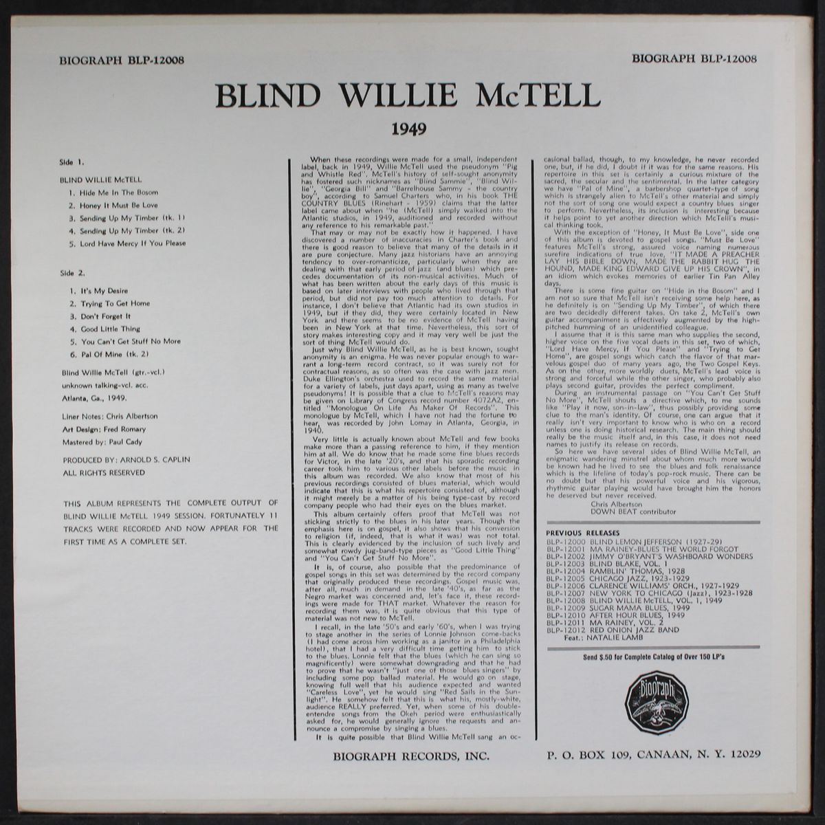 trying to get home by BLIND WILLIE MCTELL