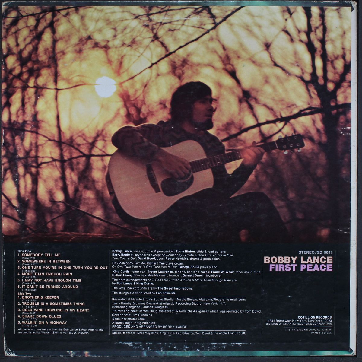first peace by BOBBY LANCE