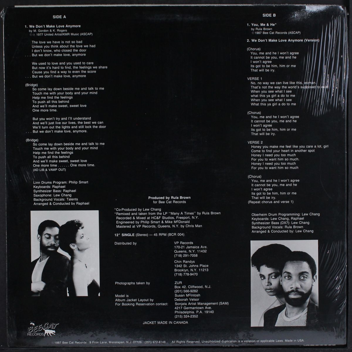 we don't make love anymore by RULA BROWN