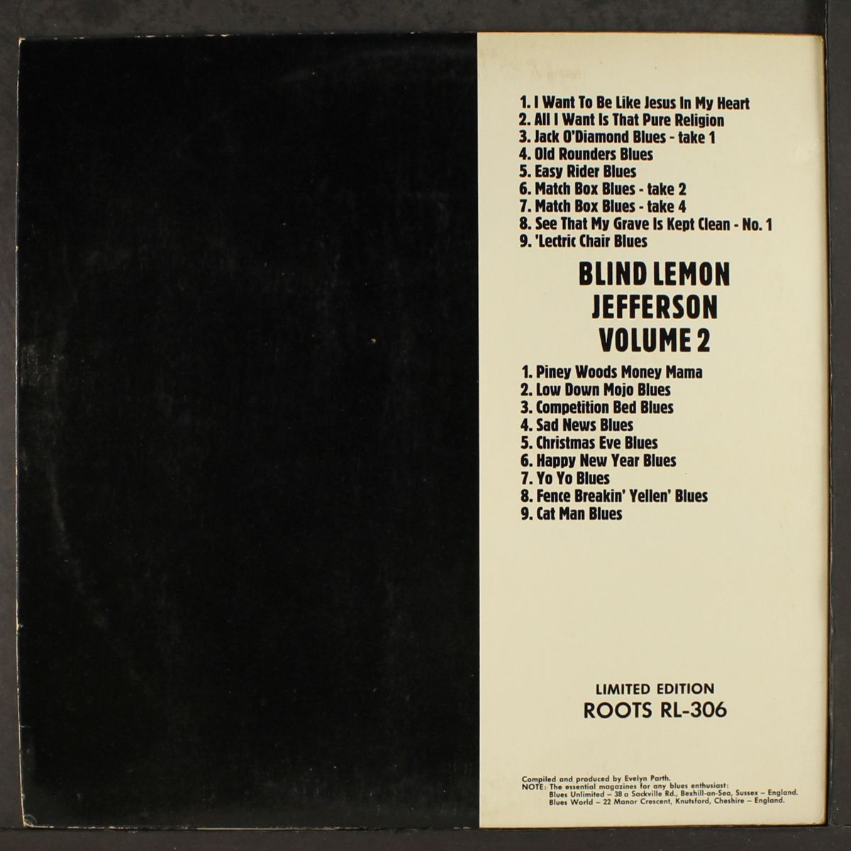 volume 2 by BLIND LEMON JEFFERSON