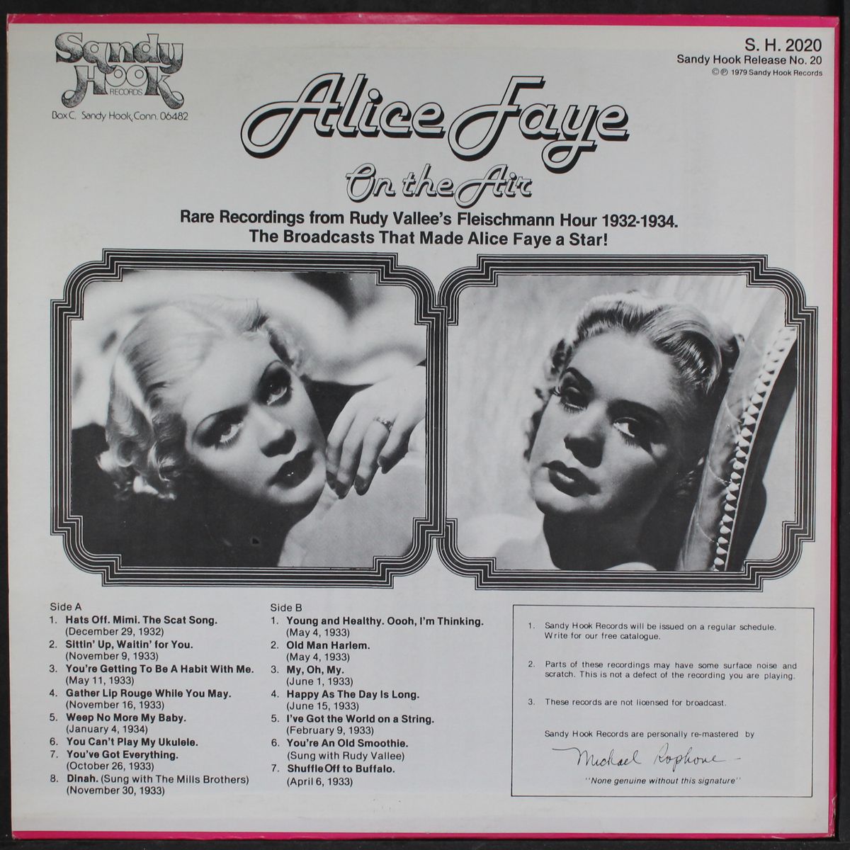 on the air by ALICE FAYE