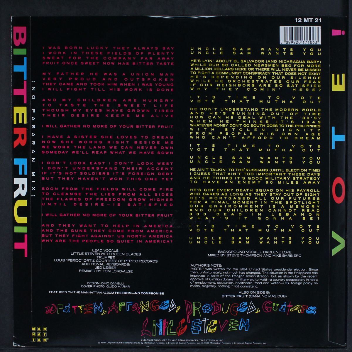 bitter fruit by LITTLE STEVEN & DISCIPLES OF SOUL
