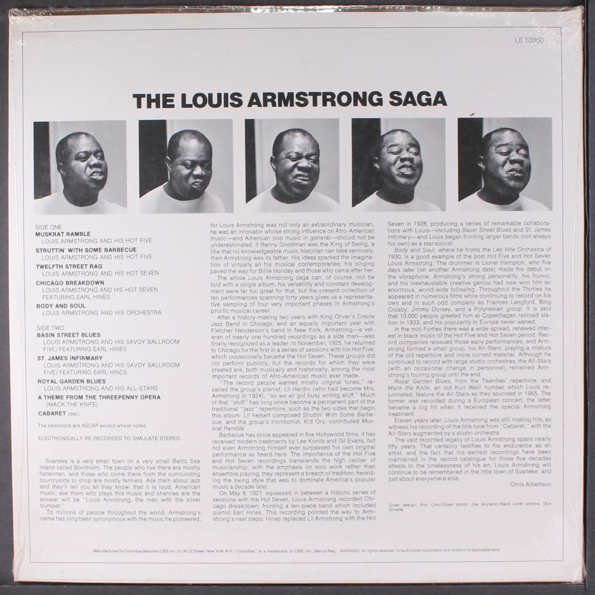 the louis armstrong saga by LOUIS ARMSTRONG