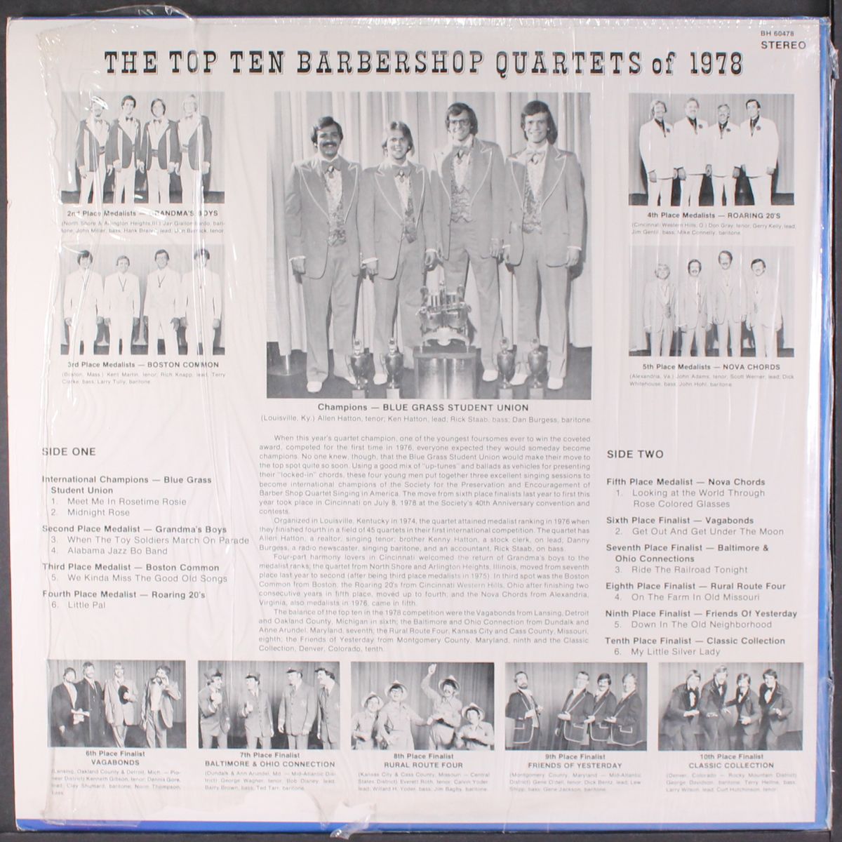 top ten barbershop quartets of 1978 by VARIOUS