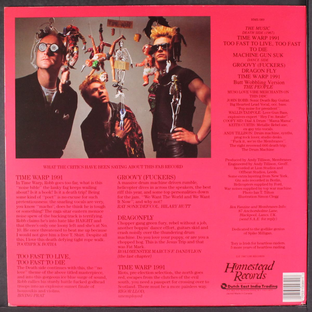 time-warp 1991 (long live trad rock e.p.) by MEMBRANES