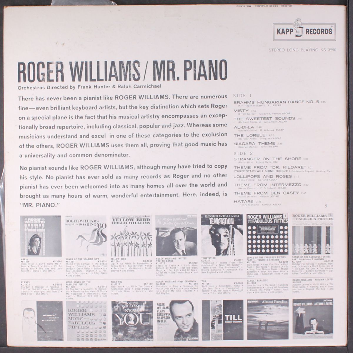 mr. piano by ROGER WILLIAMS