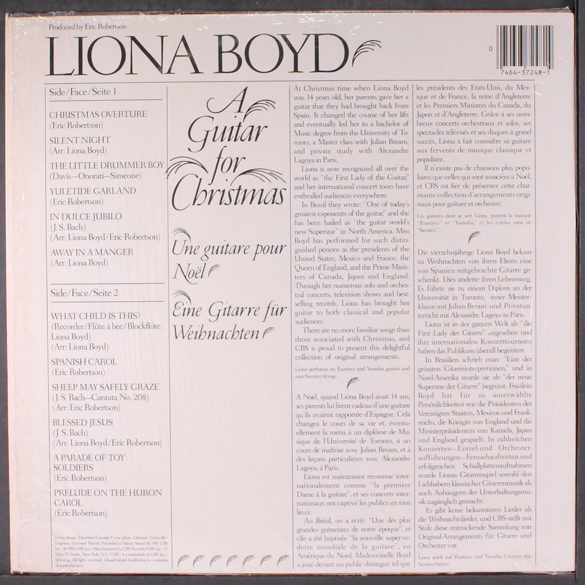 a guitar for christmas by LIONA BOYD