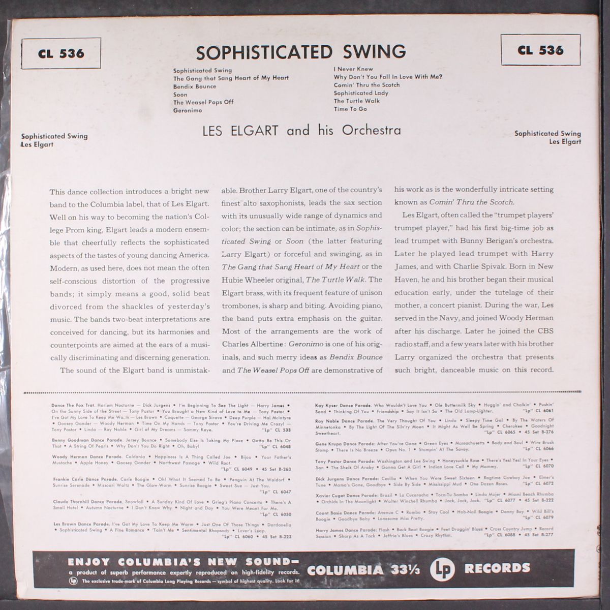 sophisticated swing by LES ELGART