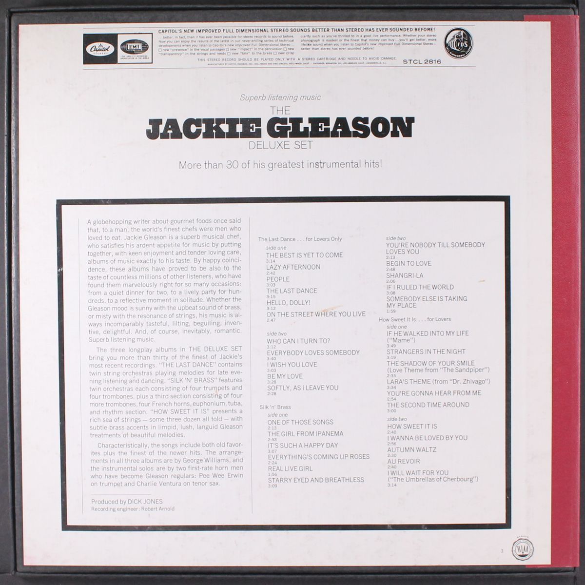 deluxe set by JACKIE GLEASON