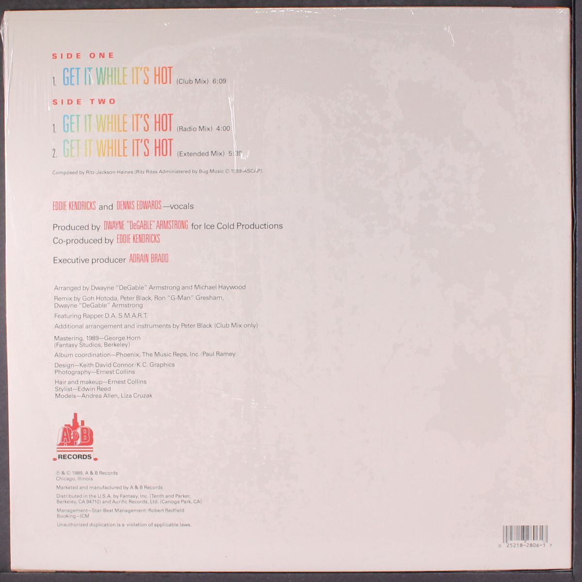 get it while it's hot! (3 mixes) by EDDIE KENDRICKS & DENNIS EDWARDS