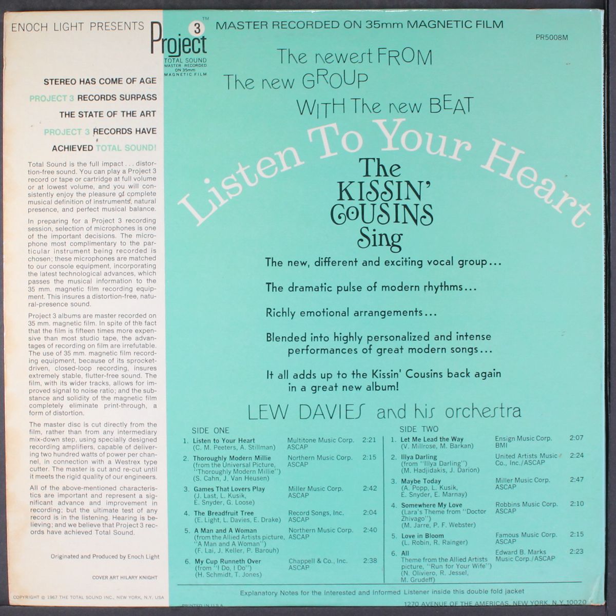 listen to your heart-the kissin' cousins sing by LEW DAVIES