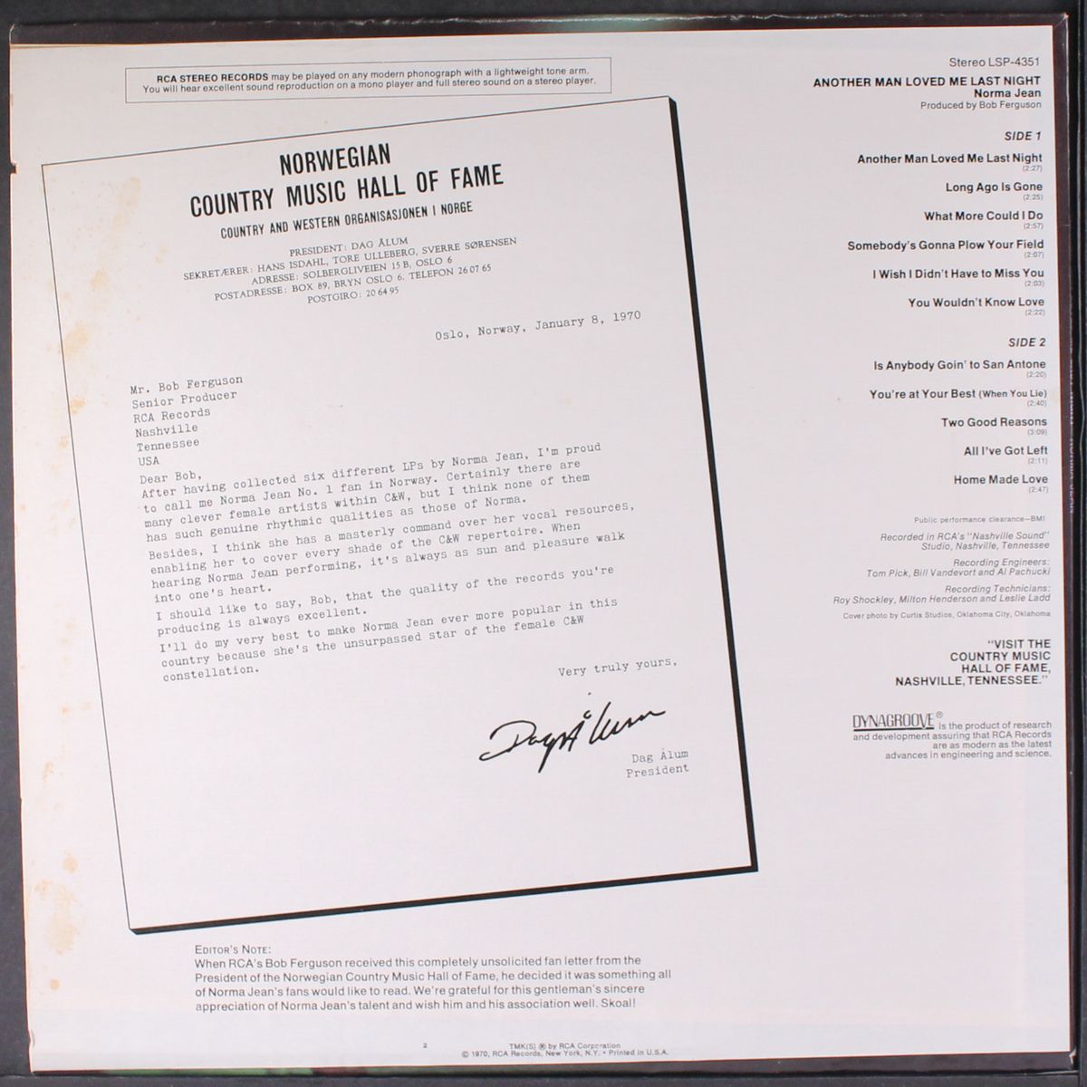 another man loved me last night by NORMA JEAN
