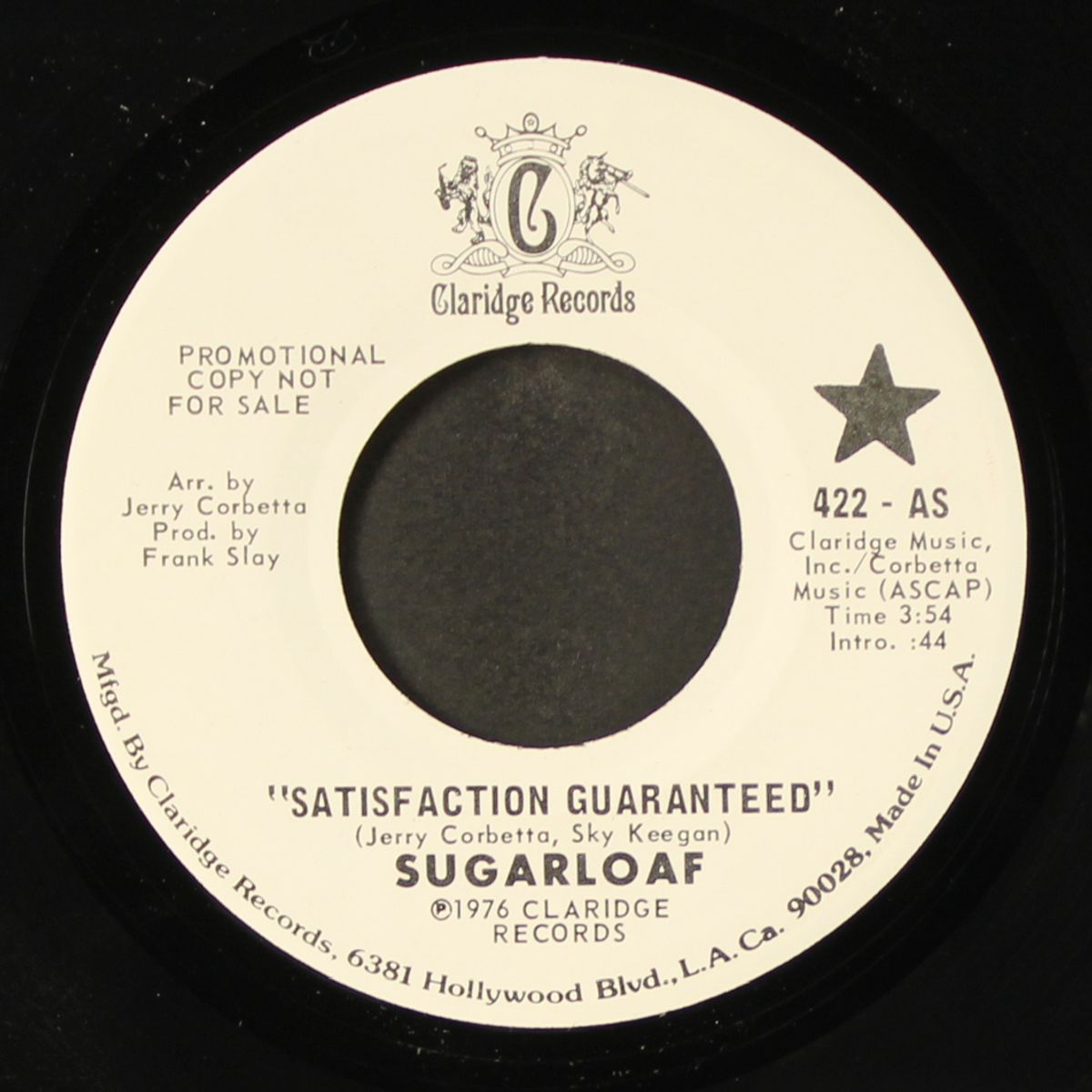 satisfaction guaranteed / last dance, take a chance by SUGARLOAF