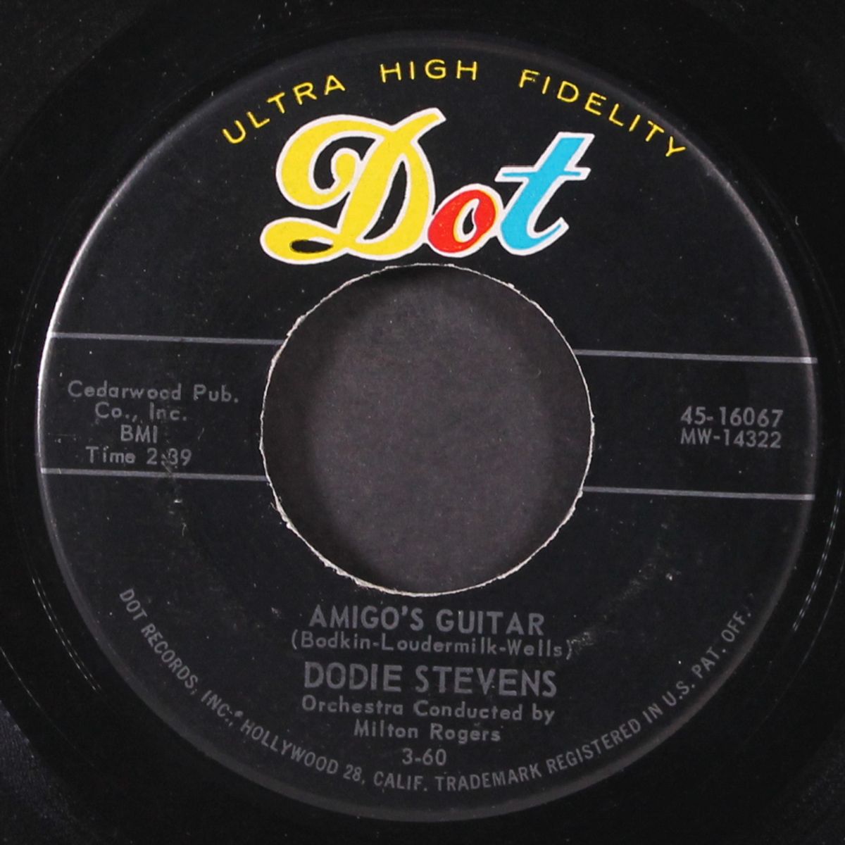 candy store blues / amigo's guitar by DODIE STEVENS