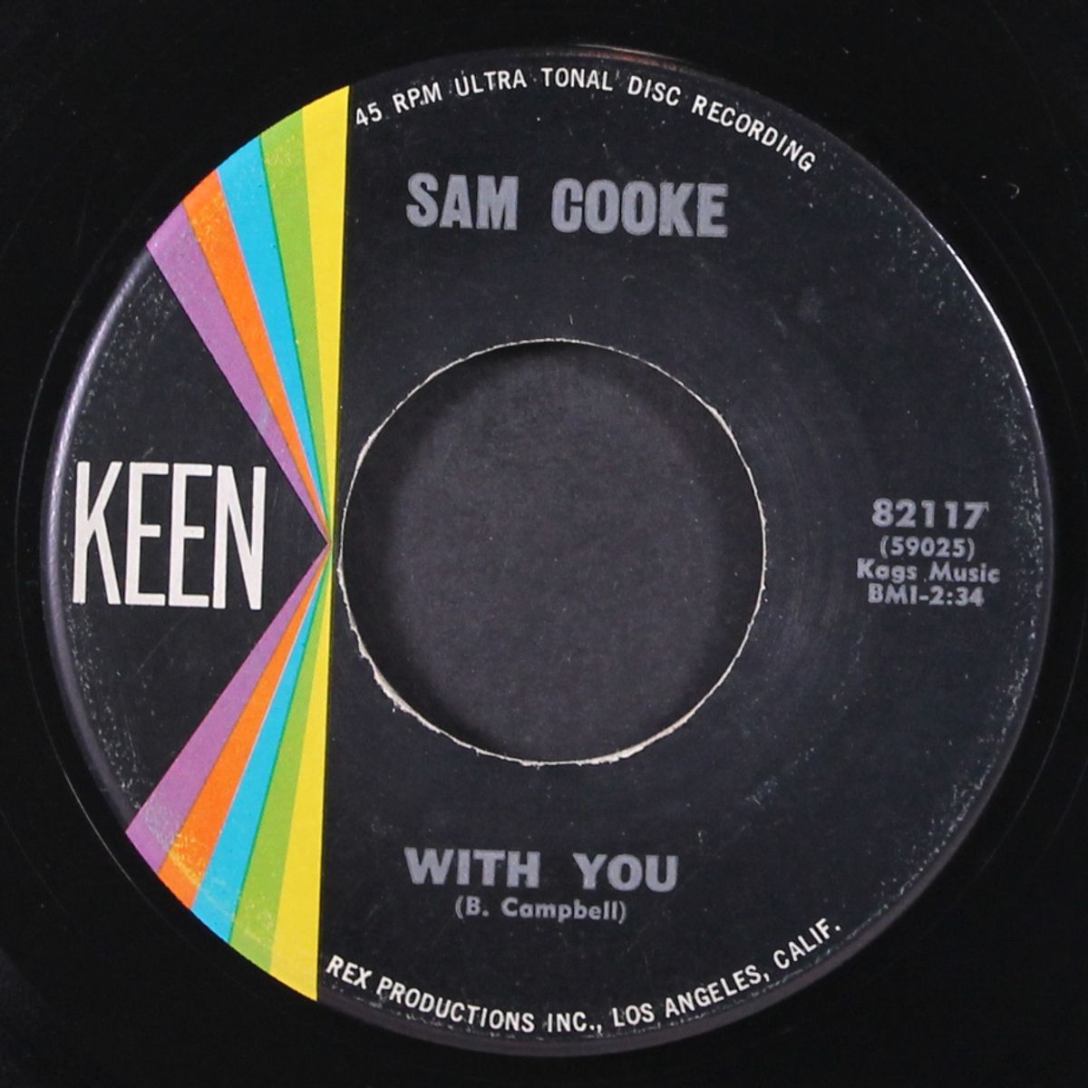 with you / i thank god by SAM COOKE