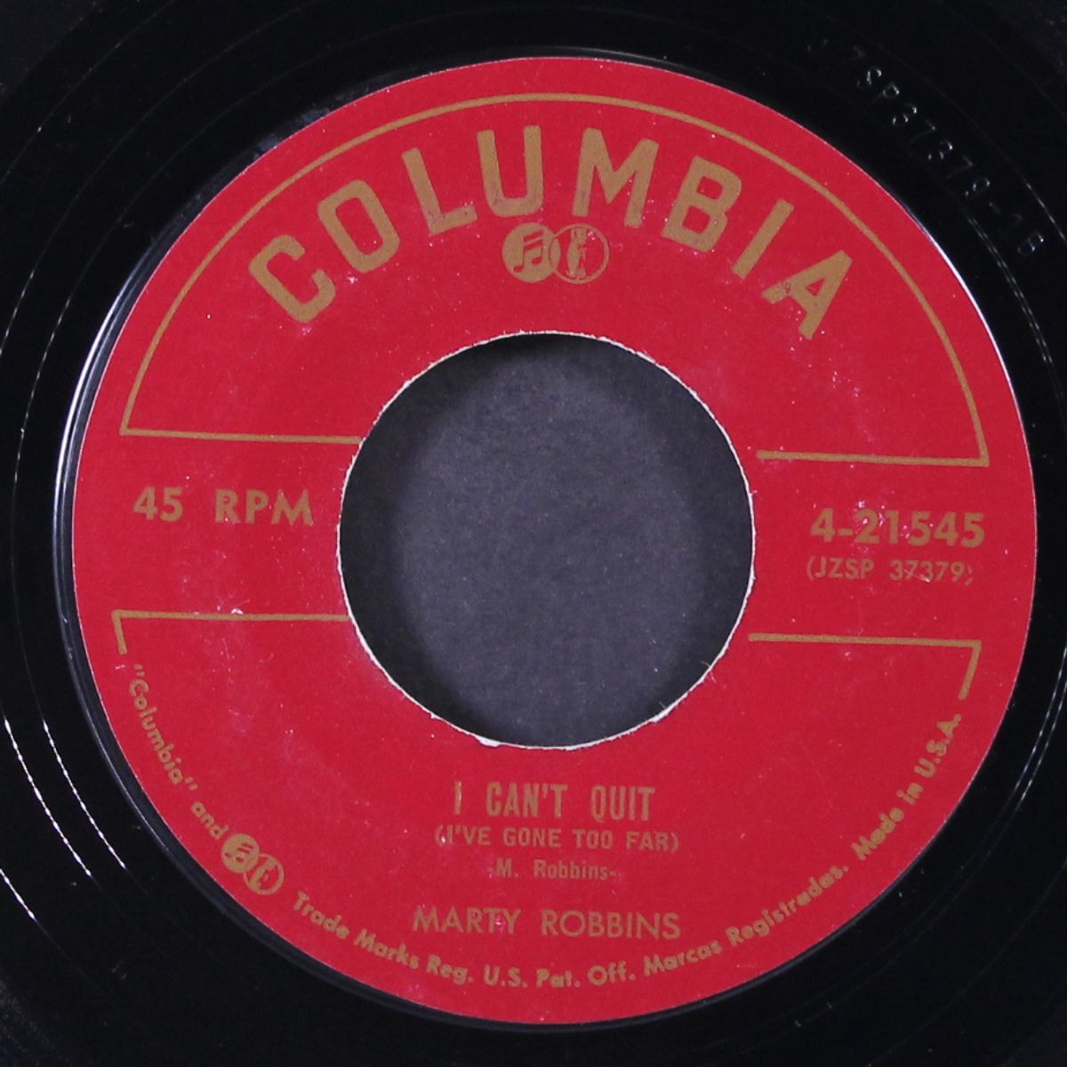 singing the blues / i can't quit by MARTY ROBBINS