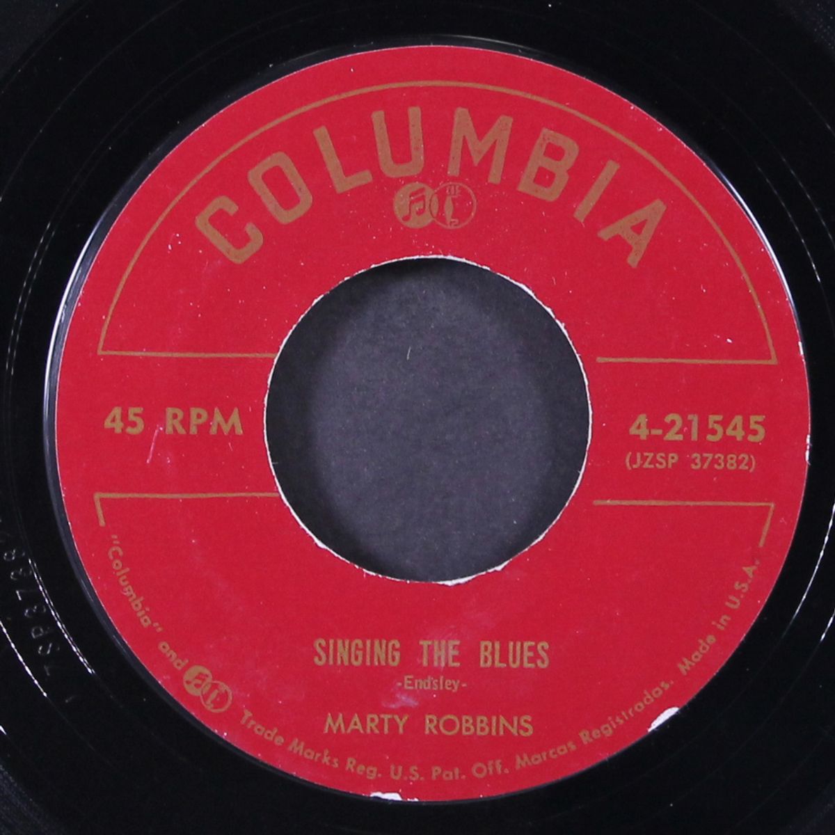 singing the blues / i can't quit by MARTY ROBBINS