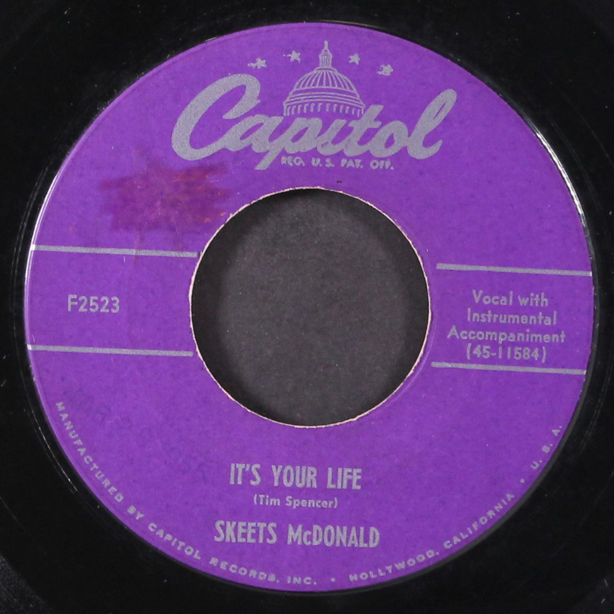 baby i'm countin' / it's your life by SKEETS MCDONALD