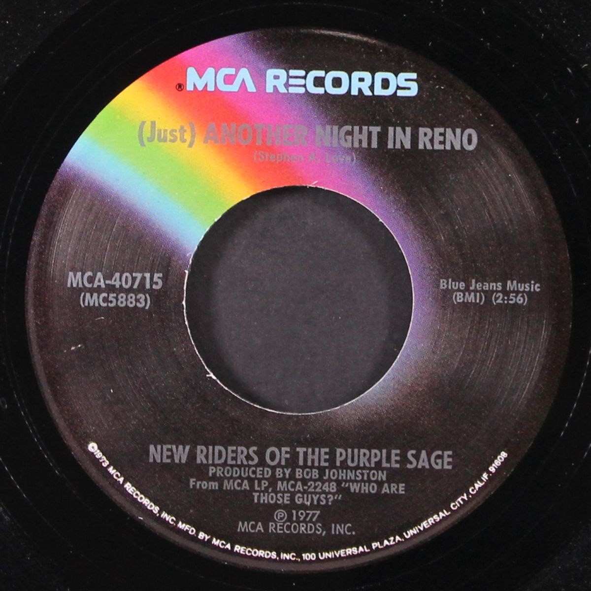 another night in reno / home grown by NEW RIDERS OF THE PURPLE SAGE