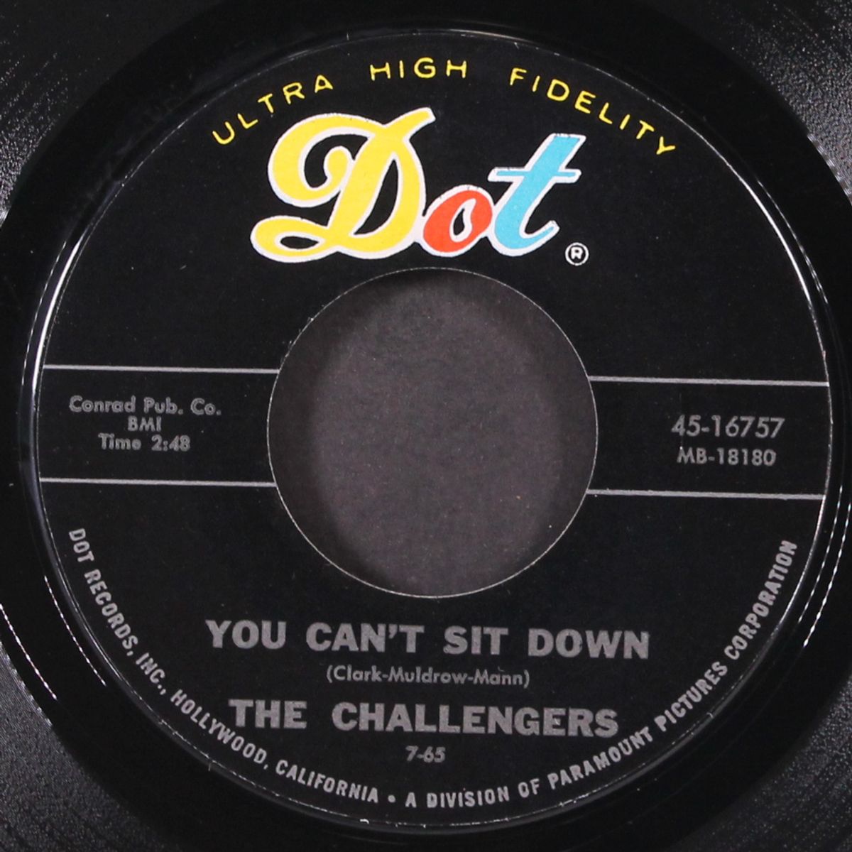surfer joe / you can't sit down by SURFARIS / CHALLENGERS