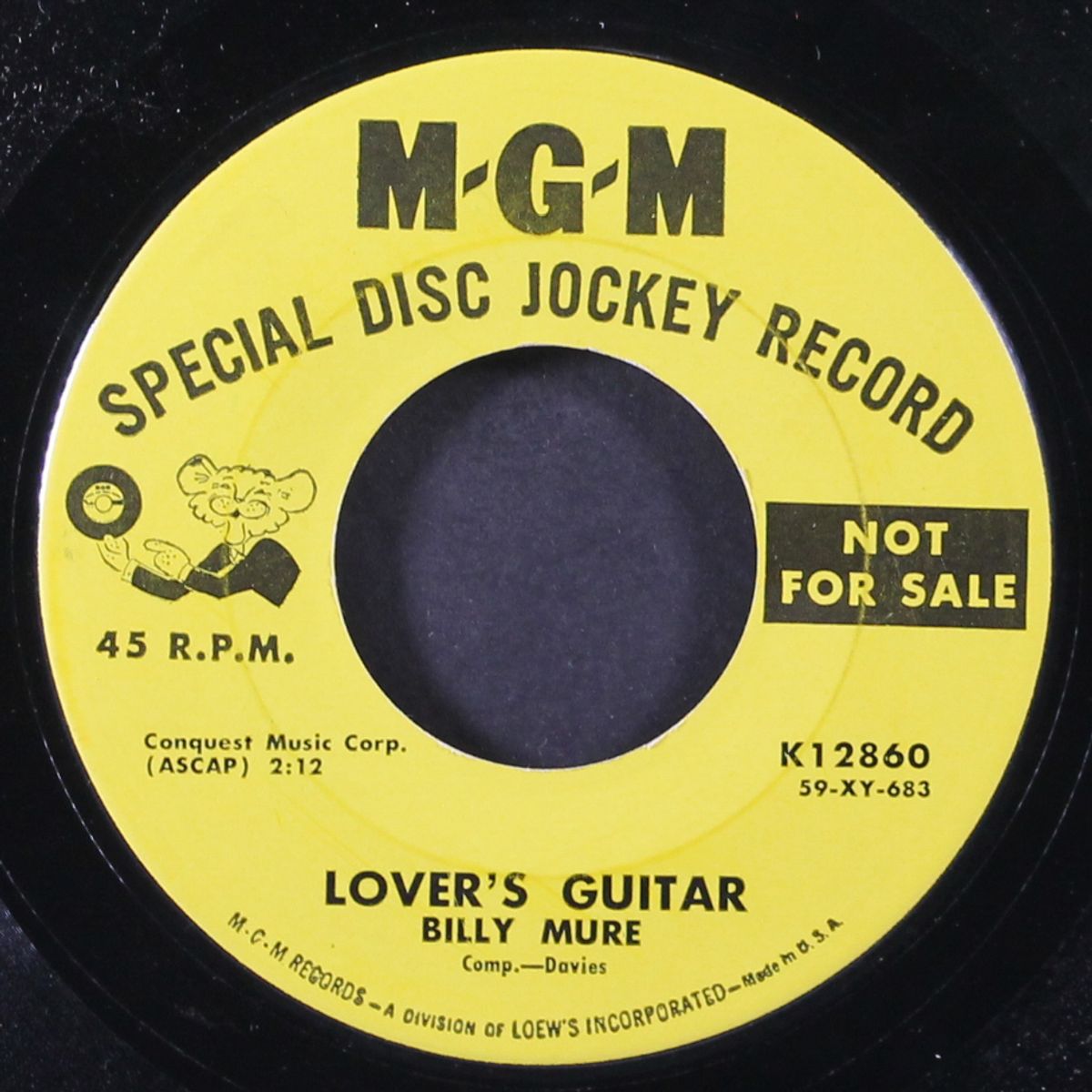high tide boogie / lover's guitar by BILLY MURE