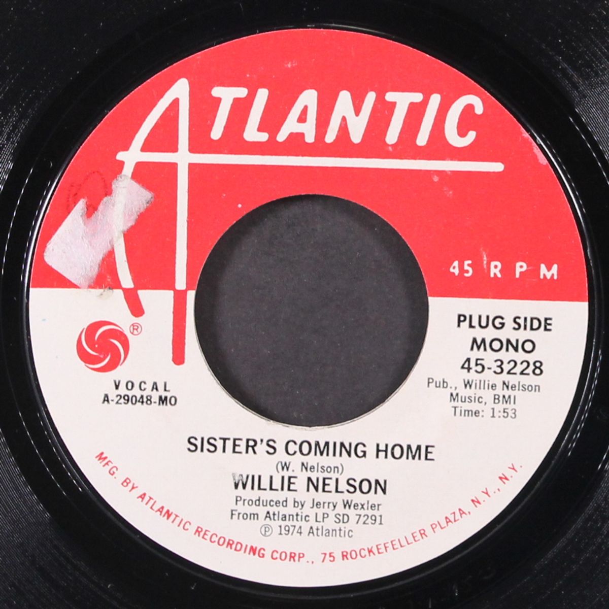 sister's coming home / mono by WILLIE NELSON