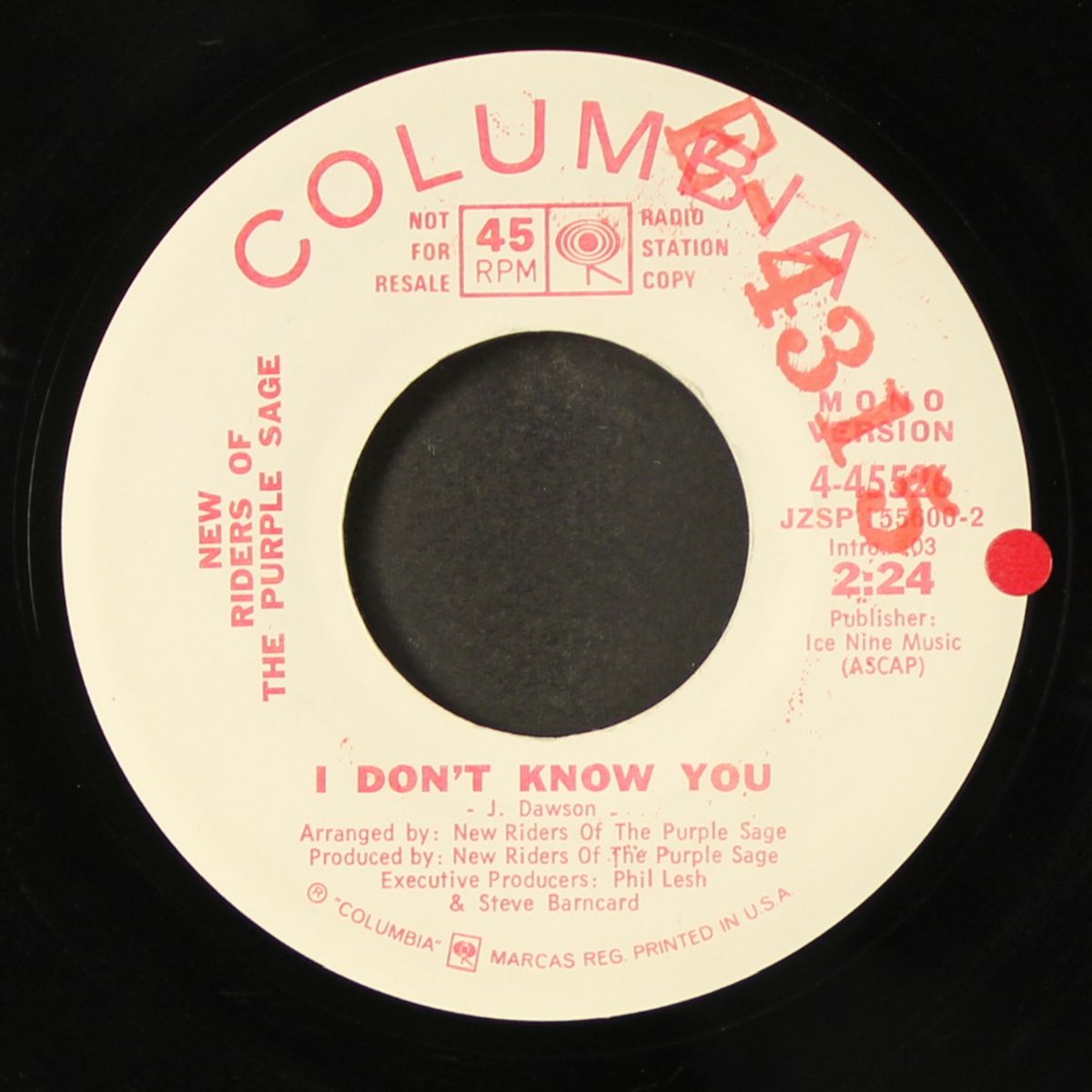 i don't know you by NEW RIDERS OF THE PURPLE SAGE