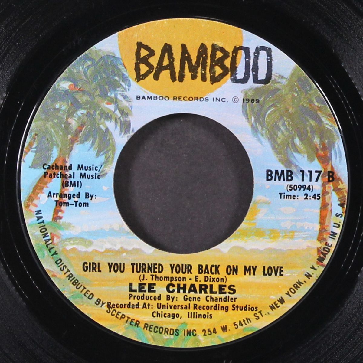 you can't get away / girl you turned your back on my love by LEE CHARLES