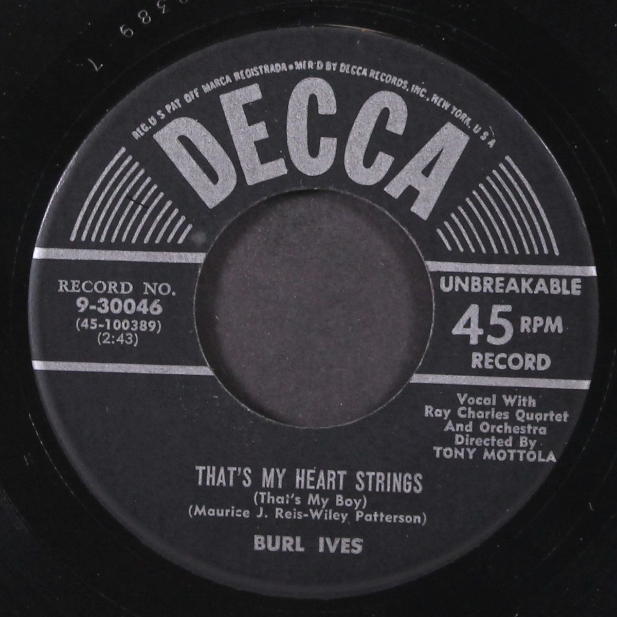 the bus stop song / that's my heart strings by FOUR LADS