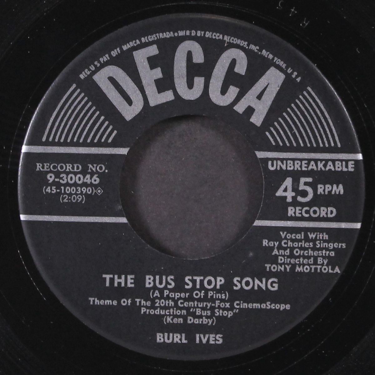 the bus stop song / that's my heart strings by FOUR LADS