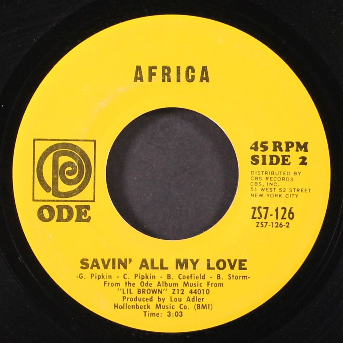 from africa with love / savin' all my love by AFRICA