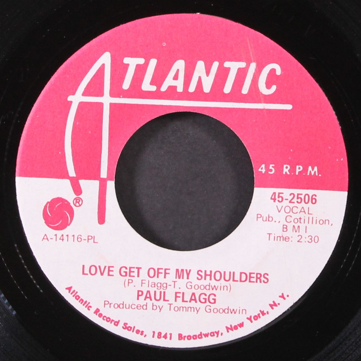 what did i do wrong / love get off my shoulders by PAUL FLAGG