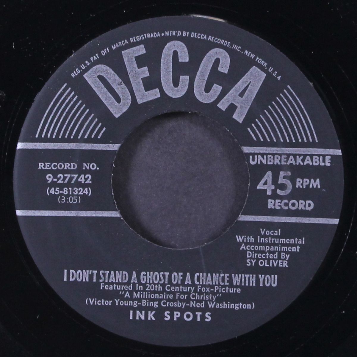 i don't stand a ghost of a chance by INK SPOTS
