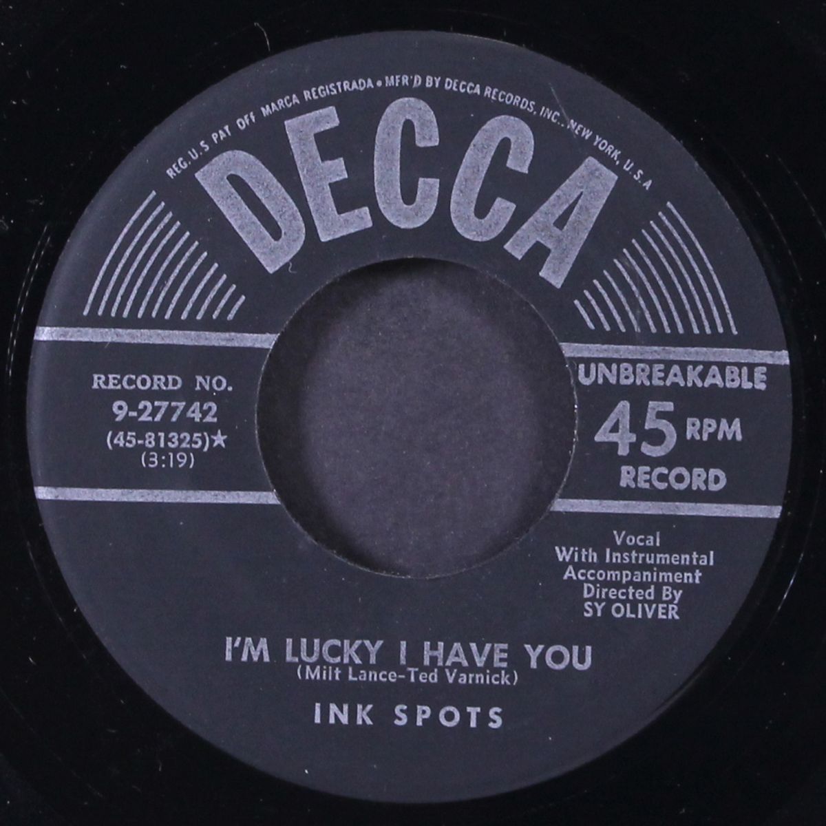 i don't stand a ghost of a chance by INK SPOTS
