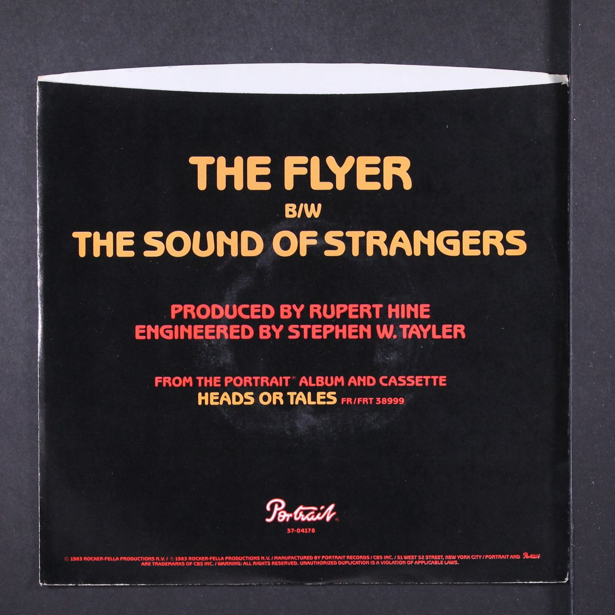 the flyer / the sound of strangers by SAGA
